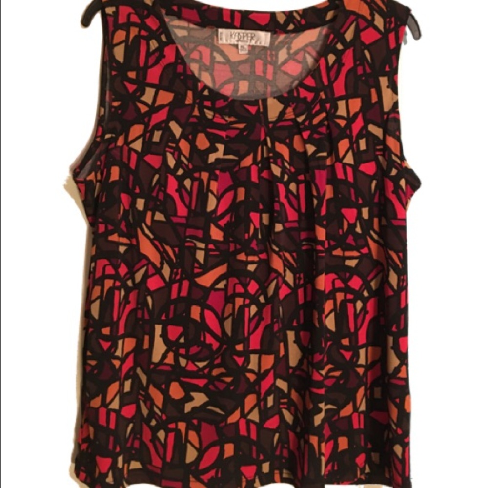 Kasper Separates petite large shell multicolored